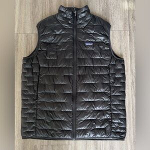 Patagonia Micro Puff Vest Lightweight Mens XL Black Great Condition Read***